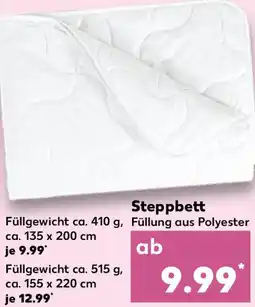 Kaufland Steppbett Angebot
