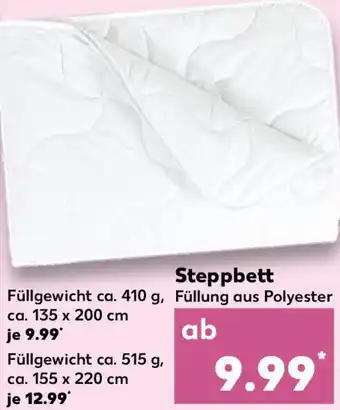 Kaufland Steppbett Angebot