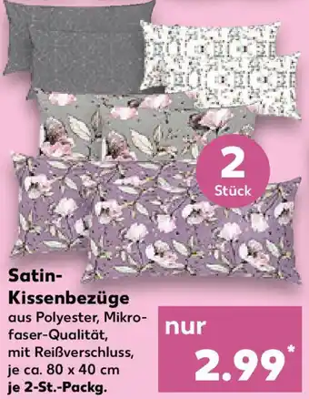 Kaufland Satin Kissenbezüge Angebot