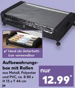 Kaufland Aufbewahrungsbox mit Rollen Angebot