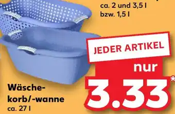 Kaufland Wäschekorb/-wanne Angebot