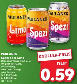 Kaufland PAULANER Spezi oder Limo Angebot