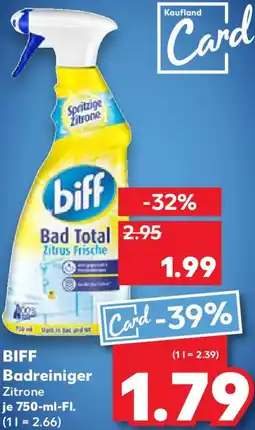 Kaufland BIFF Badreiniger Angebot