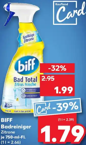 Kaufland BIFF Badreiniger Angebot