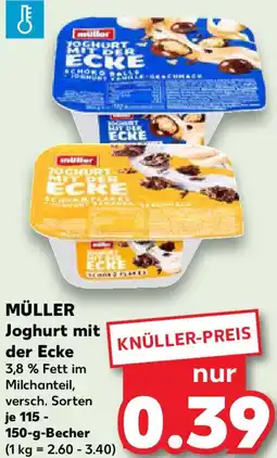 Kaufland MÜLLER Joghurt mit der Ecke Angebot