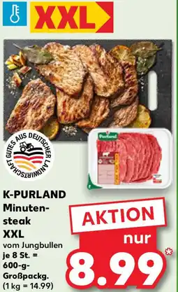 Kaufland K-PURLAND Minutensteak XXL Angebot