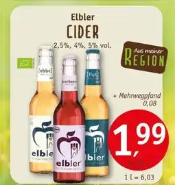 Erdkorn Biomarkt Elbler cider Angebot