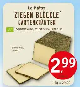 Erdkorn Biomarkt Le maître ziegen blöckle gartenkräuter Angebot