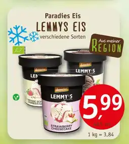 Erdkorn Biomarkt Paradies eis lemmy's eis Angebot