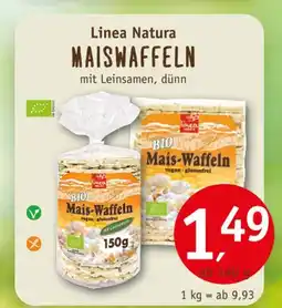 Erdkorn Biomarkt Linea natura maiswaffeln Angebot