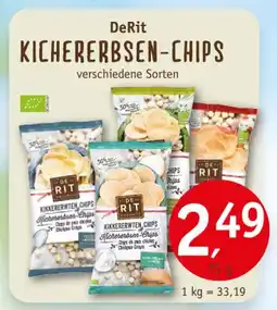 Erdkorn Biomarkt Derit kichererbsen-chips Angebot