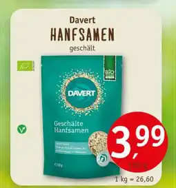 Erdkorn Biomarkt Davert bio hanfsamen Angebot