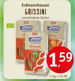 Erdkorn Biomarkt Erdmannhauser grissini Angebot