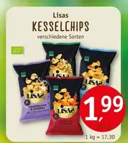 Erdkorn Biomarkt Lisas kesselchips Angebot