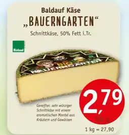 Erdkorn Biomarkt Baldauf käse, bioland bauerngarten Angebot