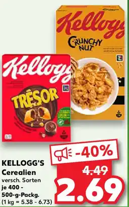 Kaufland KELLOGG'S Cerealien Angebot