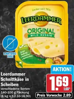 AEZ Leerdammer Schnittkäse in Scheiben Angebot