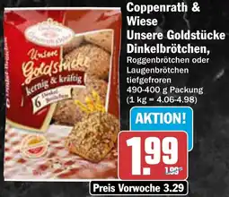 AEZ Coppenrath & Wiese Unsere Goldstücke Dinkelbrötchen Angebot