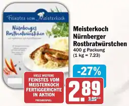 AEZ Meisterkoch Nürnberger Rostbratwürstchen Angebot