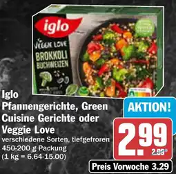 AEZ Iglo Pfannengerichte, Green Cuisine Gerichte oder Veggie Love Angebot