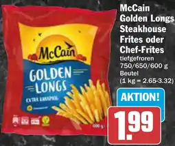 AEZ McCain Golden Longs, Steakhouse Frites oder Chef-Frites Angebot
