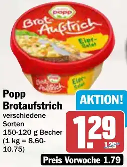 AEZ Popp Brotaufstrich Angebot