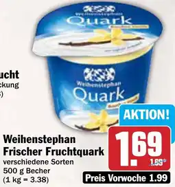 AEZ Weihenstephan Frischer Fruchtquark Angebot