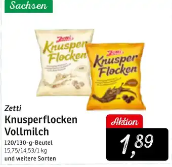 KONSUM Zetti Knusperflocken Vollmilch Angebot