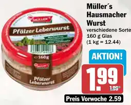 AEZ Müller's Hausmacher Wurst Angebot