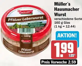 AEZ Müller's Hausmacher Wurst Angebot