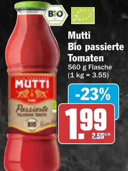 AEZ Mutti Bio passierte Tomaten Angebot