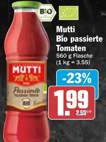 AEZ Mutti Bio passierte Tomaten Angebot