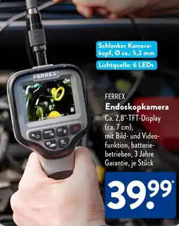 Aldi Süd FERREX Endoskopkamera Angebot