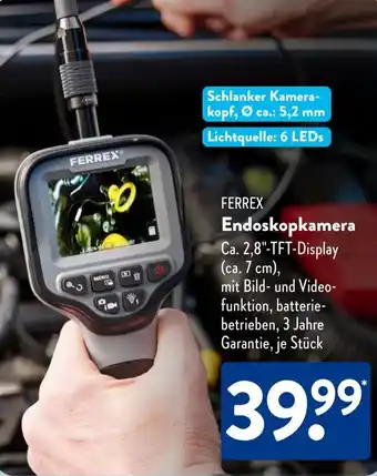 Aldi Süd FERREX Endoskopkamera Angebot