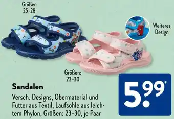 Aldi Süd Sandalen Angebot