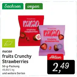 KONSUM nuсао fruits Crunchy Strawberries Angebot