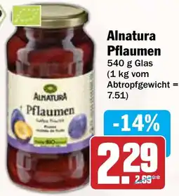 AEZ Alnatura Pflaumen Angebot