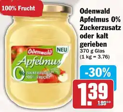 AEZ Odenwald Apfelmus 0% Zuckerzusatz oder kalt gerieben Angebot