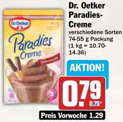 AEZ Dr. Oetker Paradies Creme Angebot