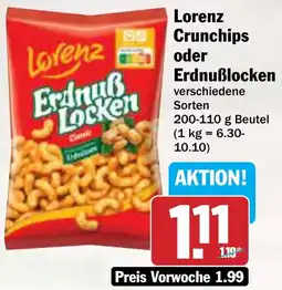 AEZ Lorenz Crunchips oder Erdnuẞlocken Angebot