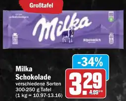 AEZ Milka Schokolade Angebot