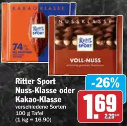 AEZ Ritter Sport Nuss-Klasse oder Kakao-Klasse Angebot