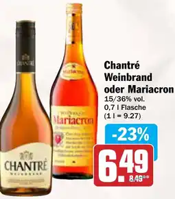 AEZ Chantré Weinbrand oder Mariacron Angebot