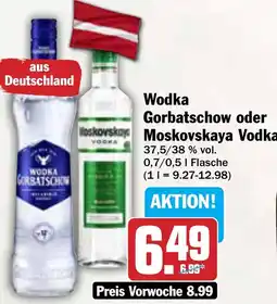 AEZ Wodka Gorbatschow oder Moskovskaya Vodka Angebot