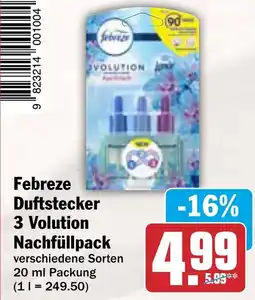 AEZ Febreze Duftstecker 3 Volution Nachfüllpack Angebot