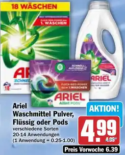 AEZ Ariel Waschmittel Pulver, Flüssig oder Pods Angebot