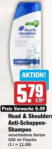 AEZ Head & Shoulders Anti-Schuppen Shampoo Angebot