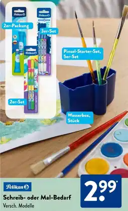 Aldi Süd Pelikan Schreib- oder Mal-Bedarf Angebot