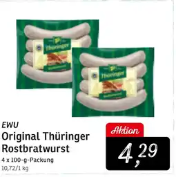 KONSUM EWU Original Thüringer Rostbratwurst Angebot