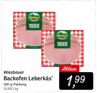 KONSUM Wiesbauer Backofen Leberkäs' Angebot